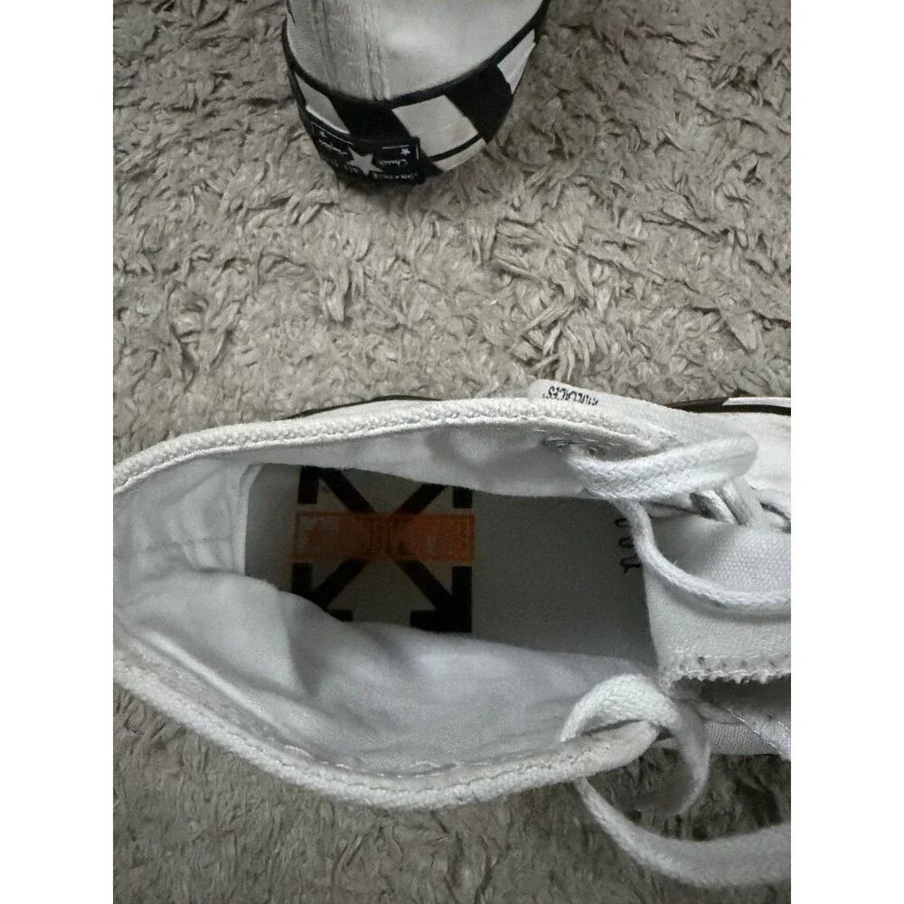 Converse Off White Chuck 70 Off-White Sneakers  mens Size 9 women size 11 - Picture 8 of 10